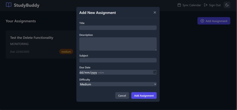 StudyBuddy AI- Smart Homework Organizer – screenshot 3