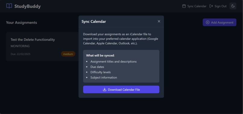 StudyBuddy AI- Smart Homework Organizer – screenshot 4