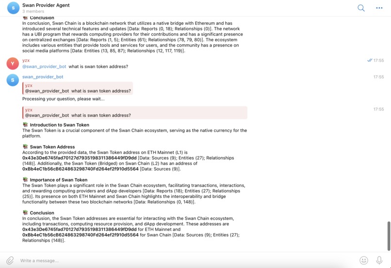 Swan Provider Agent – screenshot 2