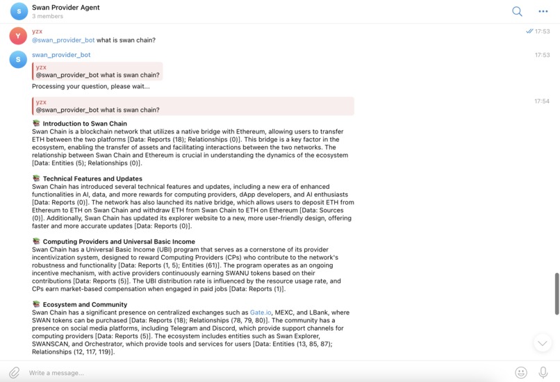 Swan Provider Agent – screenshot 3