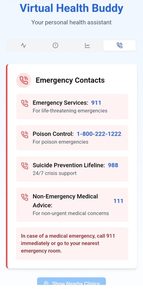 Virtual Health Buddy – screenshot 3