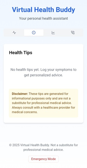 Virtual Health Buddy – screenshot 4