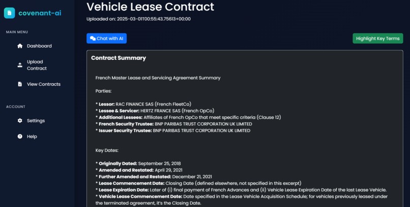 Covenant AI – screenshot 2