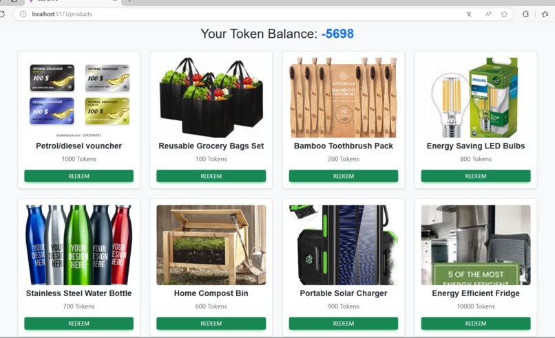 ecoRide Rewards – screenshot 1