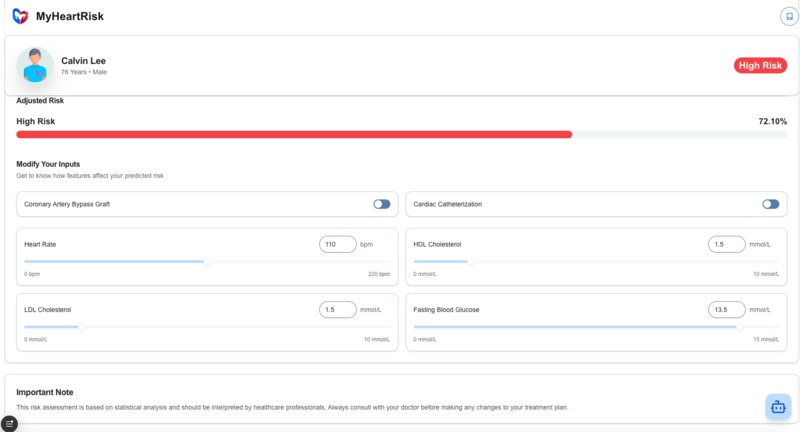MyHeartRisk – screenshot 5