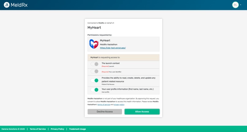 MyHeartRisk – screenshot 2