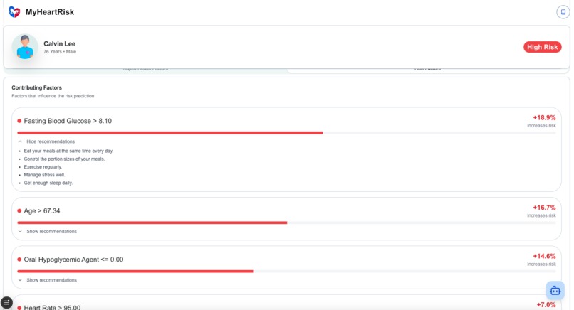 MyHeartRisk – screenshot 6