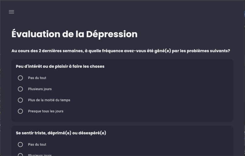 Mental health care – screenshot 3