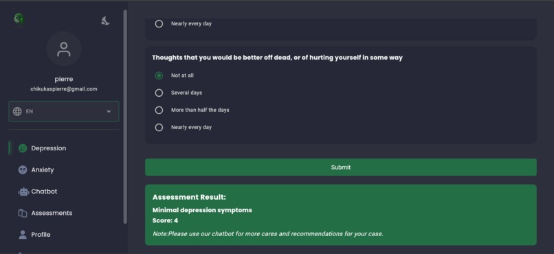 Mental health care – screenshot 4