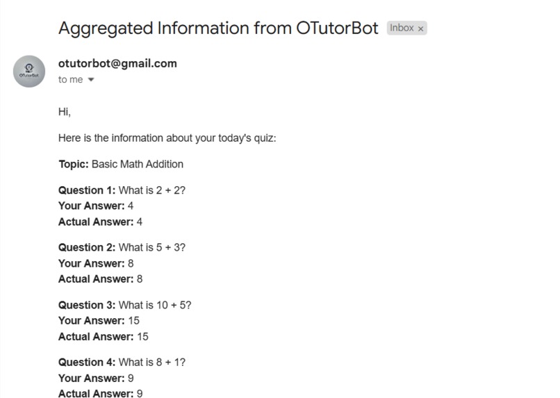 OTutorBot – screenshot 5