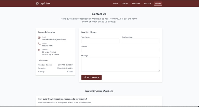 Legal Ease AI - powered by Gemini  – screenshot 5