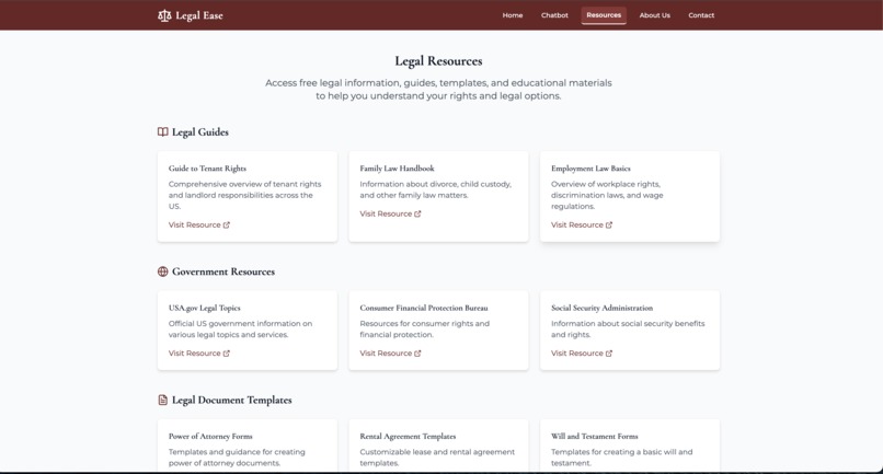 Legal Ease AI - powered by Gemini  – screenshot 3