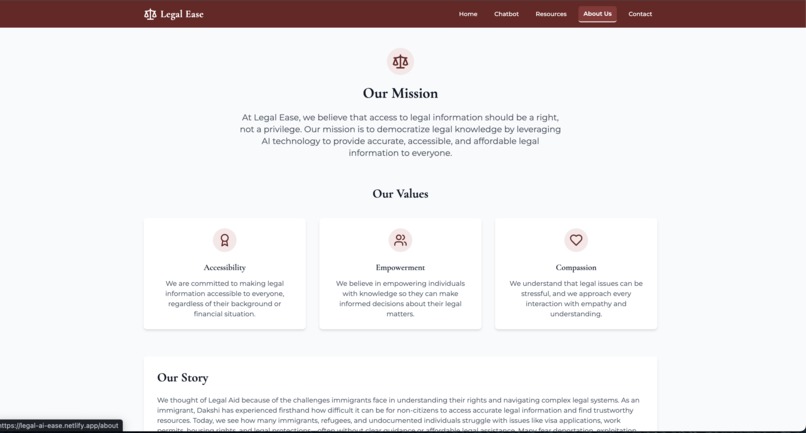Legal Ease AI - powered by Gemini  – screenshot 4