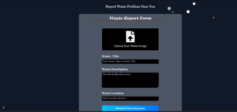 ECOSCAN:AI Powered Waste Detection System – screenshot 1