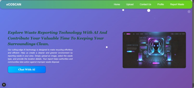 ECOSCAN:AI Powered Waste Detection System – screenshot 2