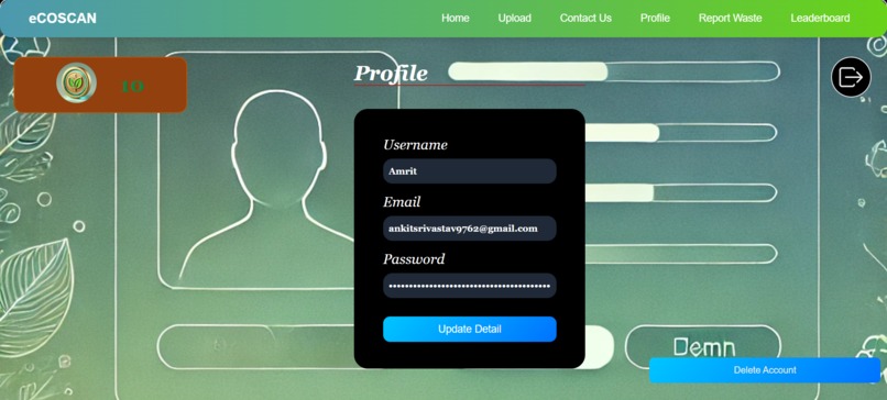 ECOSCAN:AI Powered Waste Detection System – screenshot 19