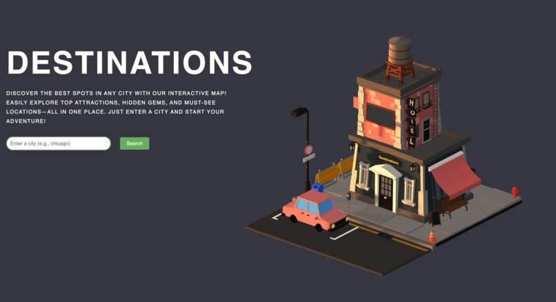 Destinations – screenshot 1