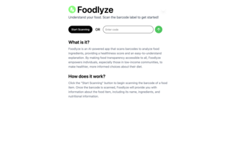 Foodlyze