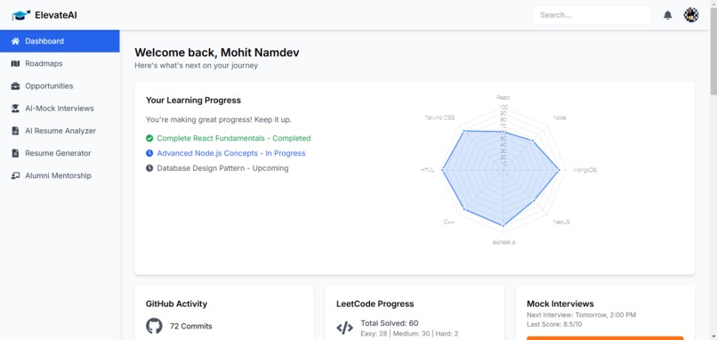 ElevateAI – screenshot 2