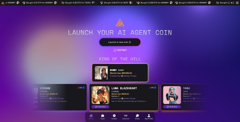 AURORA AI AGENT LAUNCHPAD – screenshot 1