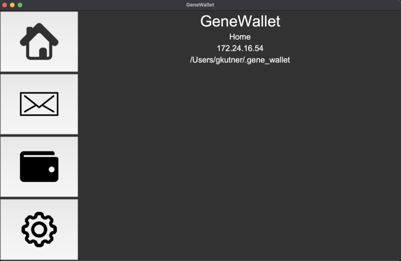 GeneWallet – screenshot 1