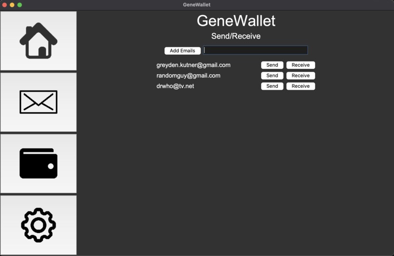 GeneWallet – screenshot 3