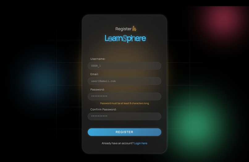 LearnSphere – screenshot 3