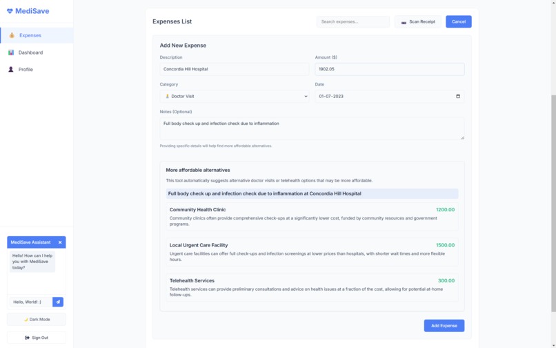 MediSave – screenshot 4
