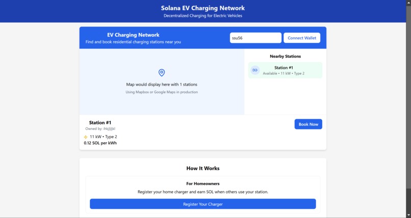 Solana EV Charging – screenshot 1