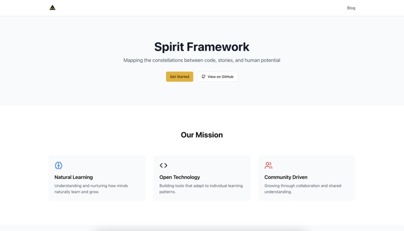Spirit Framework – screenshot 1