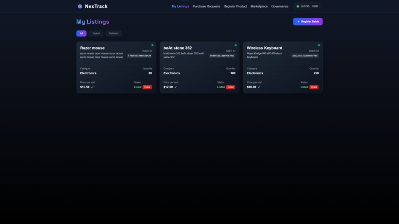 NexTrack – screenshot 7