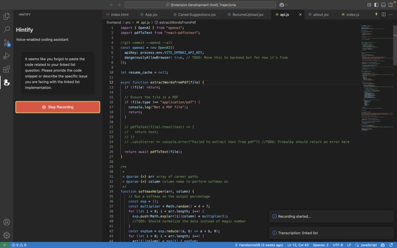 Hintify – screenshot 1