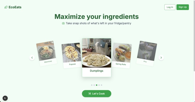EcoEats – screenshot 1