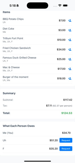 FairShare – screenshot 2
