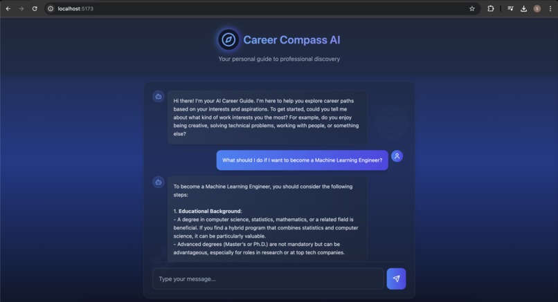 Career Compass AI  – screenshot 1