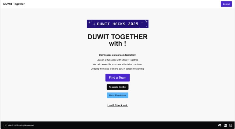 Table 30: DUWIT Together  – screenshot 1