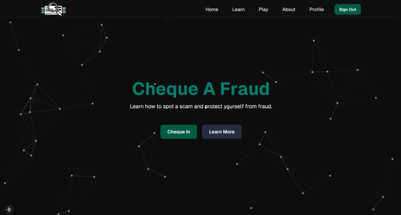 Cheque-a-Fraud – screenshot 1