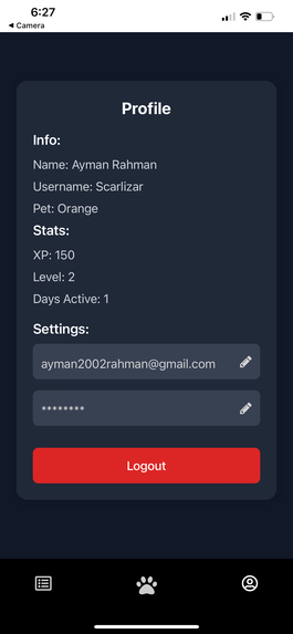 Fitagotchi – screenshot 3