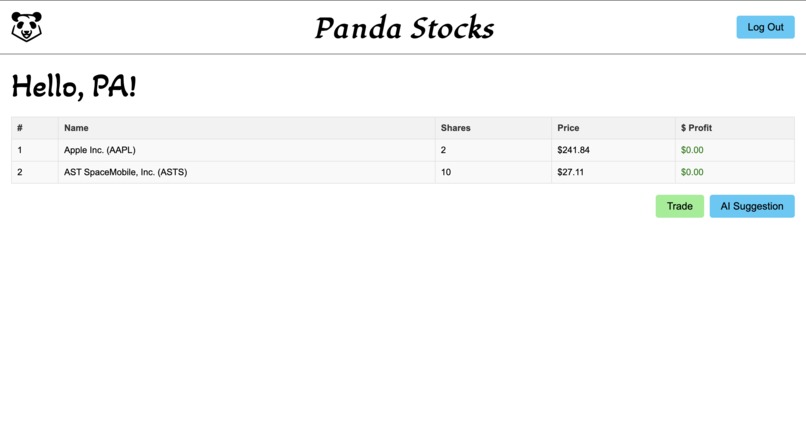 Panda Stocks – screenshot 1
