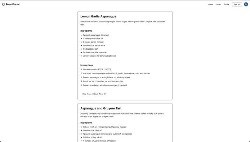 FeastFinder – screenshot 4