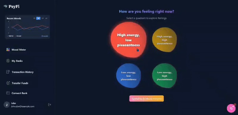 Psy-Fi: Mindful Spending, Emotionally Informed – screenshot 1