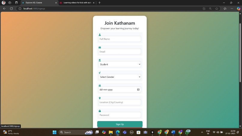 Kathanam: Bridging Communication for the Deaf and Mute. – screenshot 13