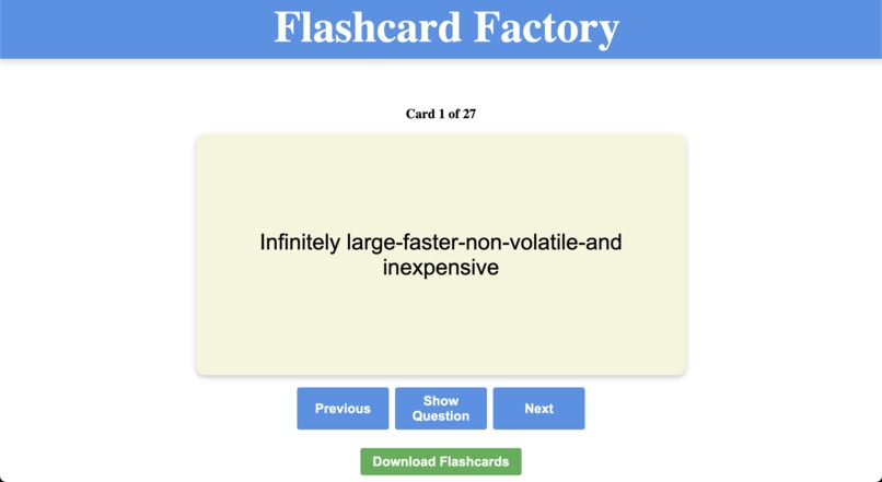 FlashcardFactory – screenshot 5