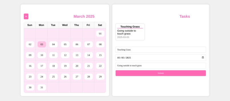Management calendar  – screenshot 1