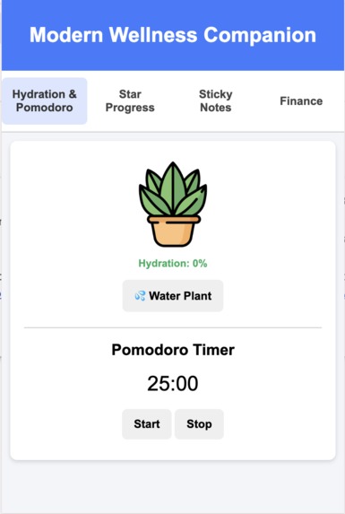 Modern Wellness Companion – screenshot 2