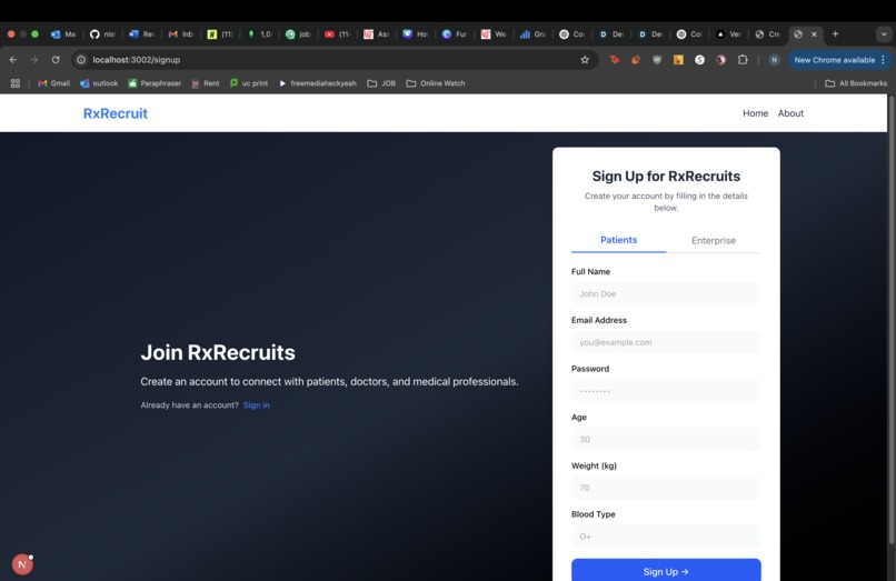RxRecruits – screenshot 2
