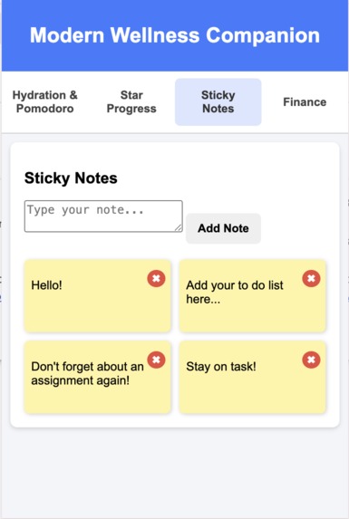 Modern Wellness Companion – screenshot 4