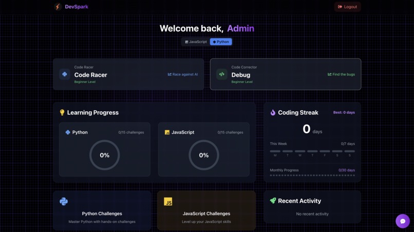 Dev Spark – screenshot 2