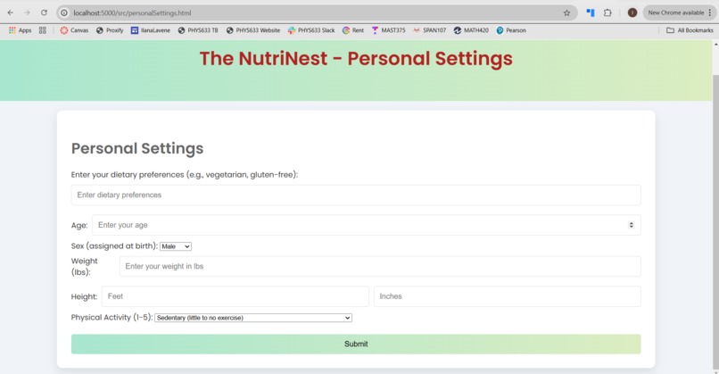 NutriNest – screenshot 5