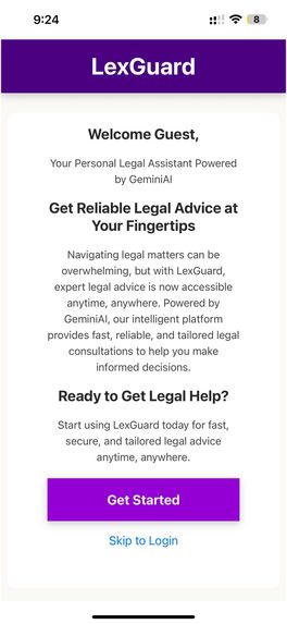 LexGuard: AI Powered legal advisor for women & minorities – screenshot 1